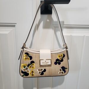 Kate Spade Reegan Pansy Toss Small Shoulder Bag
